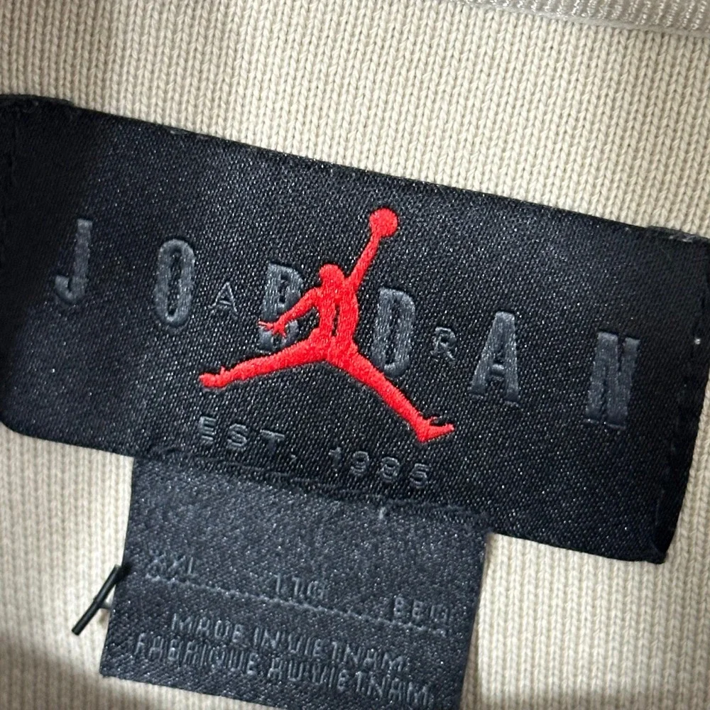 Air Jordan Flight Heritage Sweatshirt Mens XXL Beige Rattan Crewneck Flight Tour